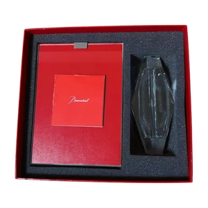 Baccarat Crystal Photo Frame Abysse with Box Deadstock Japan NEW - Picture 1 of 4