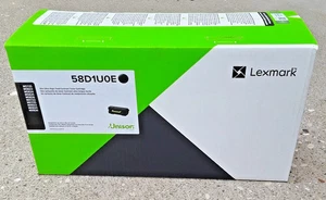 Lexmark Ultra High Yield Contract Toner Cartridge 58D1U0E Black New Sealed Box - Picture 1 of 5