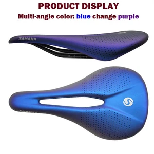 MTB Bicycle Saddles Carbon 240-143mm Road Bike Steel Saddle Rails Cycling - Picture 1 of 9