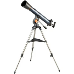 Celestron 21063 AstroMaster 90AZ Refractor Telescope, Dark Blue - Picture 1 of 8