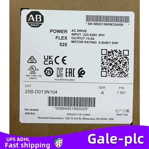 Allen-Bradley PowerFlex 525 AB 25B-D013N104 AC Drive 25BD013N104 EE. UU. Impuestos libres - Imagen 1 de 4
