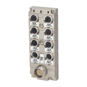 MURR Frontseitiger Steckerabgang MVP12 Metall / MVD8M-U (27535) 8× M12-Buchsen - Picture 1 of 4