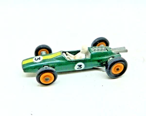 Matchbox Lesney 19b Lotas Racing Car ,Green Body, RN 3 - Very Good Condition - Picture 1 of 5