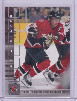 Daniel Alfredsson 2001 Be A Player Memorabilia Hockey Card 62 Grade MT - Image 1 of 2