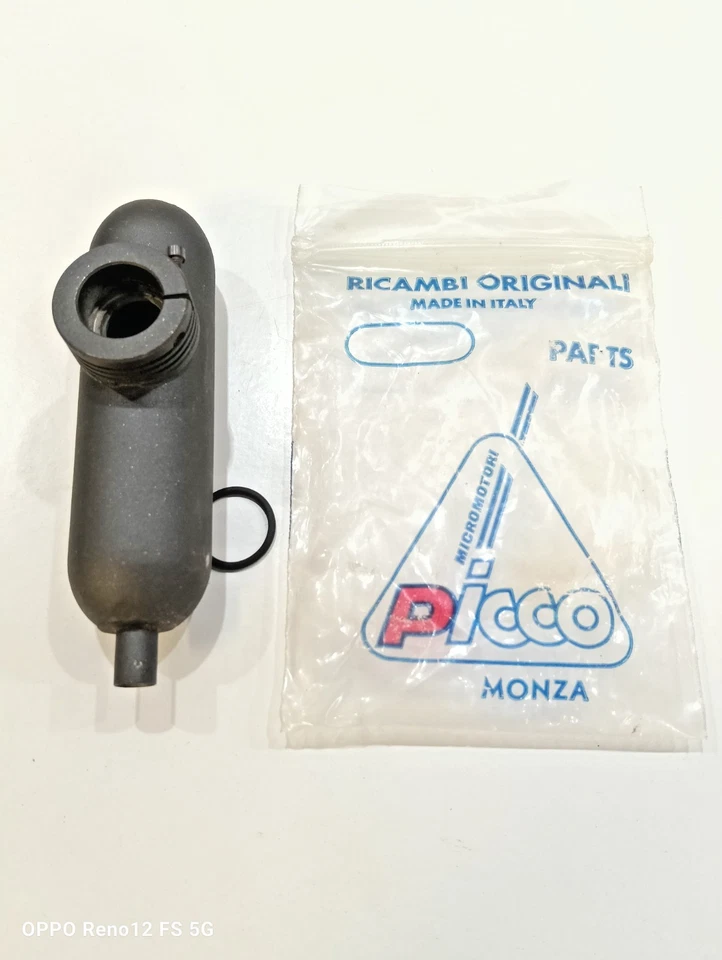 PICCO Rc engine original exhaust muffler NEW very rare!!! Foto 1 de 3