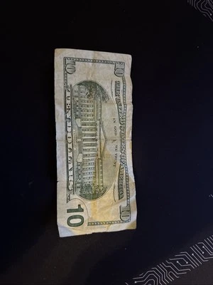  Vintage 10 Dollar Bill Circulated Series 2003 K11  DK08677828A - Image 1 of 4