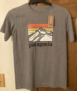 Patagonia Kids Regenerative Organic Graphic T-Shirt Size XL (14) New with Tags - Picture 1 of 6