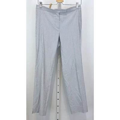 PESERICO Italy Striped Stretch Cotton Trousers Pants Blue White Size 46 US 12 - Image 1 of 4