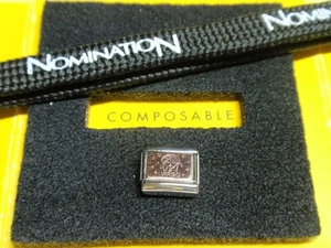 ** Genuino Nominación VIRGO ZODIAC SIGNO ESTRELLA ORO ROSA Dije Plata PVP £29 ** - Imagen 1 de 3