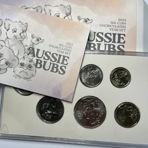 2025 Baby Coin Set - Aussie Bubs - RAM Six Uncirculated Coins New Design - Picture 1 of 8
