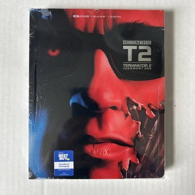 Terminator 2 Judgment Day 4K Ultra HD Best Buy Exclusive Steelbook RARE OOP NEW - Image 1 of 2