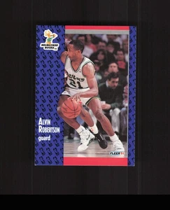 1991-92 Fleer #118 Alvin Robertson Basketball Card Milwaukee Bucks - Picture 1 of 2