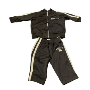 Old Navy Baby Trainingsanzug Set 3-6 Monate - schwarz-weiß - Bild 1 von 2