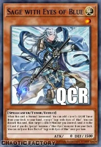 YUGIOH RA04-EN266 Sage with Eyes of Blue Quarter Century Secret Rare 1st Edition - Bild 1 von 1
