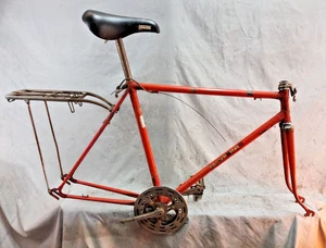 Vintage Volks Cycle Mark 5 Road Bike Frame Set 54cm Small Single Speed SS Steel! - Picture 1 of 16