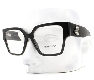 Jimmy Choo Eyeglasses JC 3032BU 5000 Glasses Polished Black 53mm with Case - Picture 1 of 7
