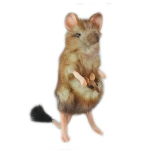 Marsupial Mouse Hansa Realistic Soft Animal Plush Toy 19cm **FREE DELIVERY** - Picture 1 of 2