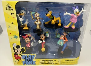 Disney World Play Park Figure Cake Topper Set Chip Dale Mickey Minnie Daisy New - Picture 1 of 2