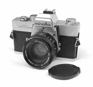 Beautiful Refurbished Minolta SRT-202 Camera with a 50mm f1.7 Lens, EX++ Cond. - Picture 1 of 3