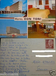 POSTAL HOTEL DON TONI PLAYA D'EN BOSSA IBIZA BALEARES POSTCARD POSTKARTE CC02984 - Picture 1 of 1