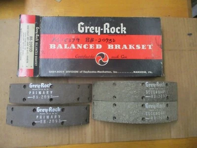 Forros de freio 1962 - 1963 Ford Fairland & Mercury - Imagem 1 de 4