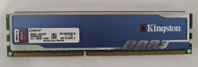 KIT RAM Kingston HyperX BLU. 4GB 4GO DDR3 1600MHz KHX1600C9D3B1/4G - Photo 1/2
