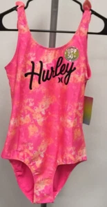 Hurley Girls One Piece Swimsuit- Pink- Size XL- $10  - Picture 1 of 3