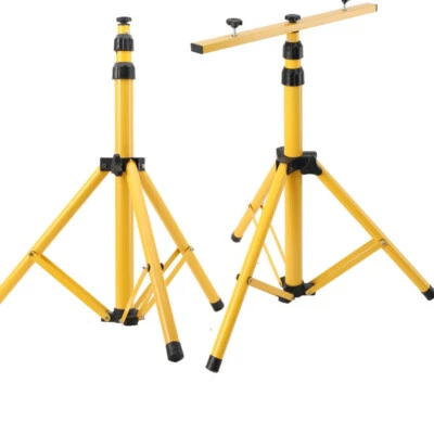 Flood Light Tripod Stand Camp Work Site Emergency Lamp Stand Single / Twin Head