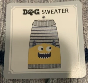 Dog Sweater Argyle Knit Size Small 13-17 - Picture 1 of 3