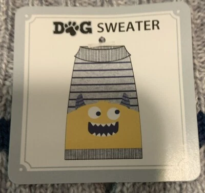 Dog Sweater Argyle Knit Size Small 13-17 - Image 1 of 3