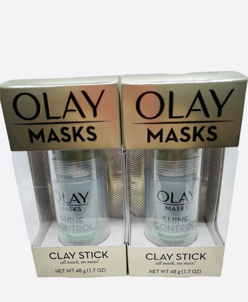 Olay Masks Shine Control Clay Stick Facial Mask 1.7oz (Lot of 2) - Image 1 of 1