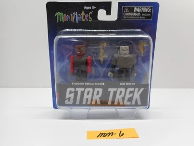 Minimates Star Trek CAPTAIN SISKO (Chaleco) y GUL DUKAT Diamond Select 2013 Nuevo en caja NUEVO Foto 1 de 4
