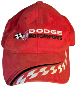 H3 Sportgear Dodge Motorsports Nascar Racing Adjustable Strap Multi Logo Cap Hat - Picture 1 of 10
