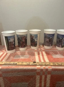 5 Lot: Godzilla 1998 Tassen in Top Zustand Taco Bell - Bild 1 von 6
