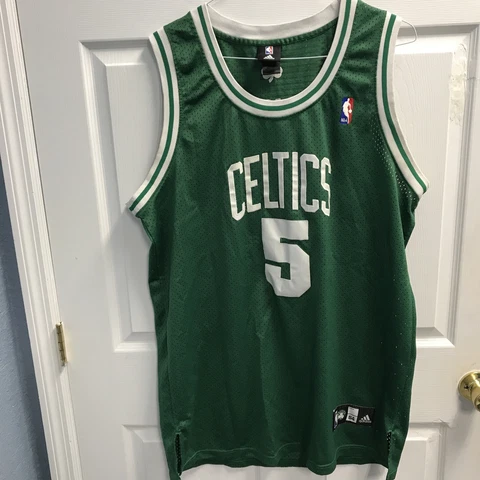 Adidas Kevin Garnett Boston Celtics Mesh Swing Jersey Preowned Sz 54 Cover