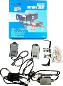 FOR UNIVERSAL BIKES AND CARS HJG Waymaker Dual Colour Fog Light MiniDrive - Picture 1 of 5