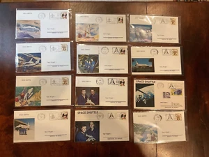 Space Shuttle 1977 Slogan Cancels 12 Covers UNKNOWN "Pictures" !! - Picture 1 of 1