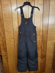 Champion Snow Bib Overalls Youth MEDIUM 8/10 Charcoal Winter Ski Snowboard F2 - Picture 1 of 10
