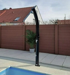 30L Solardusche CARIBIC CURVE Pooldusche Außendusche Gartendusche Solar Dusche - Bild 1 von 8