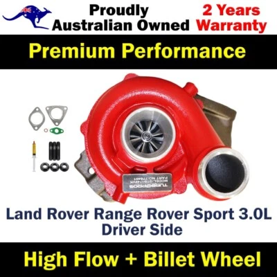 Turbocargador de alto flujo GEN1 para Land Rover Range Rover Sport 3,0 L lado del conductor Foto 1 de 4