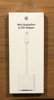 Apple OEM Genuine Mini DisplayPort to DVI Adapter A1305 White NEW - Image 1 of 3