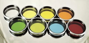RARE set of eight filters B36 for Flexaret MEOPTA Czechoslovakia genuine MINT - Picture 1 of 21