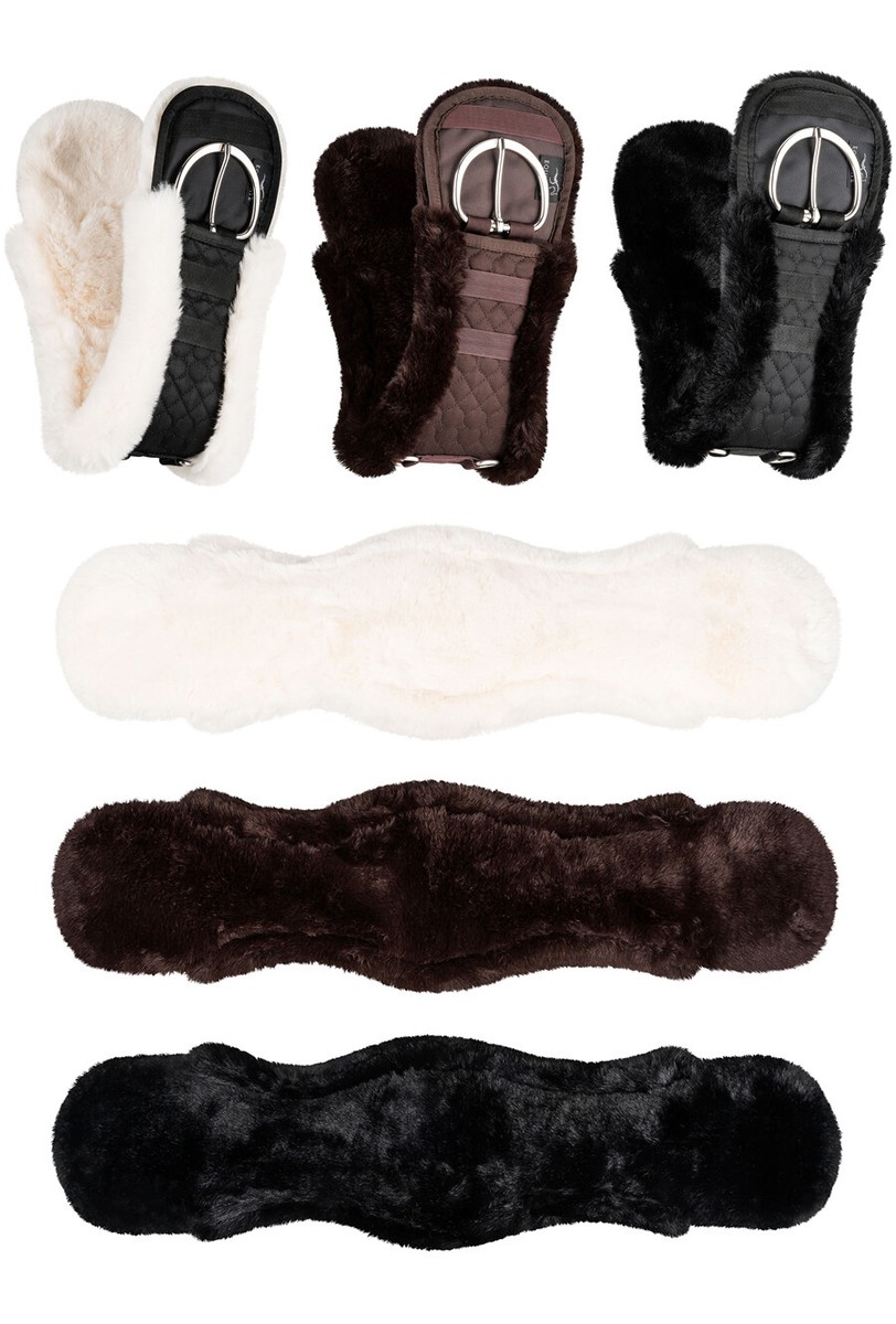 Westerngurt Mit Synthetik-Lammfell - Reitsport Zubehör Von Waldhausen