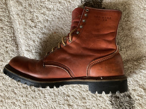Brown A Red Wing Shoes Boots for Men 