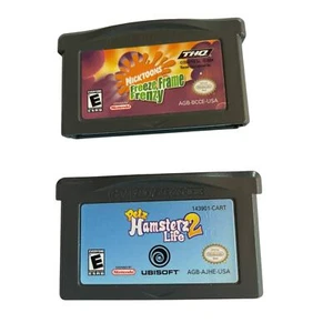 Game Boy Advance Lot of 2 video games Petz Hamster Life 2 & Freeze Frame Frenzy - Picture 1 of 5