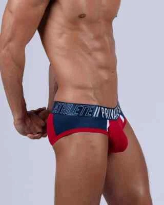 PRIVATE STRUCTURE Cotton Brief Athlete Mini Briefs Red Falcon 4388 104 - Image 1 of 4