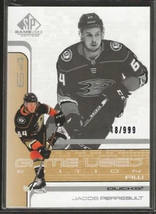 2022-23 SP Game Used #R-20 Jacob Perreault -Retro Rookie 148/999-Anaheim Ducks - Picture 1 of 2