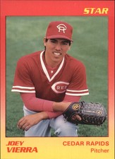 1989 Cedar Rapids Reds Star #21 Joey Vierra