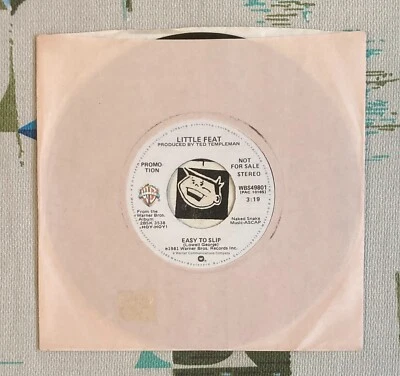 Little Feat 45 Easy to Slip 1981 Mono-Stereo Promo M- - Image 1 of 2