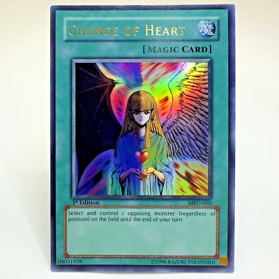 Yugioh Change of Heart MRD-060 1st Edition Ultra Rare Holo AE - VLP-NM 💎 - Image 1 of 4